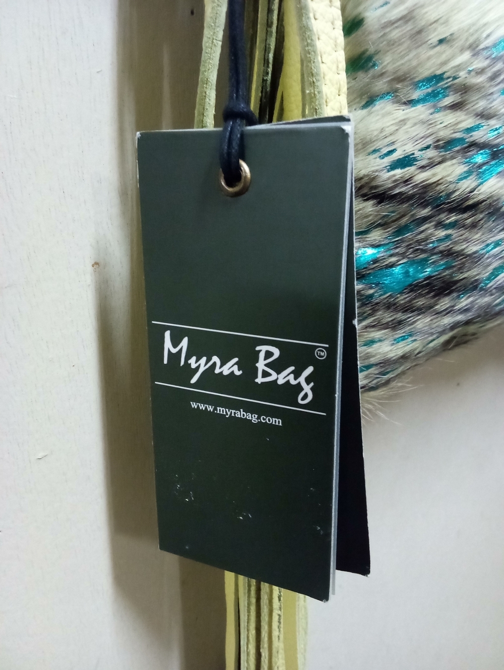 NWT Myra Bag Co Genuine Tooled Leather And Hide Purse - Picture 4 of 6